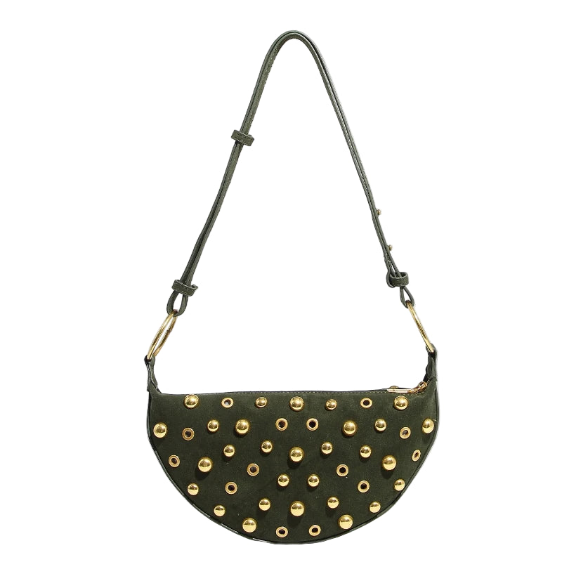 everyday retro studded crossbody tote purse