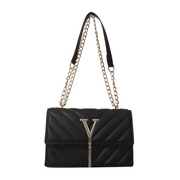 luxury quilted crossbody bag with gold chain strap
