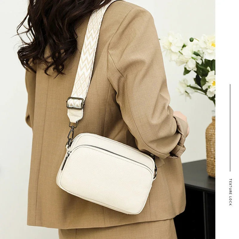 lightweight faux leather crossbody purse for casual wear