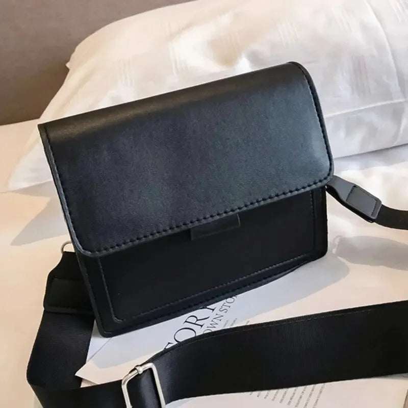 timeless faux leather shoulder crossbody purse for women