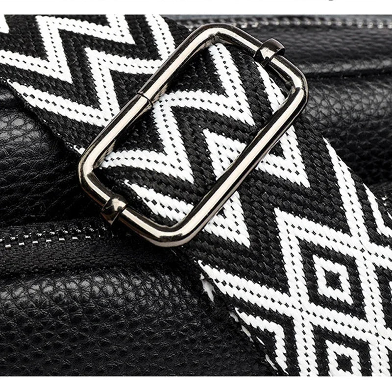 durable vegan leather crossbody with pebbled finish