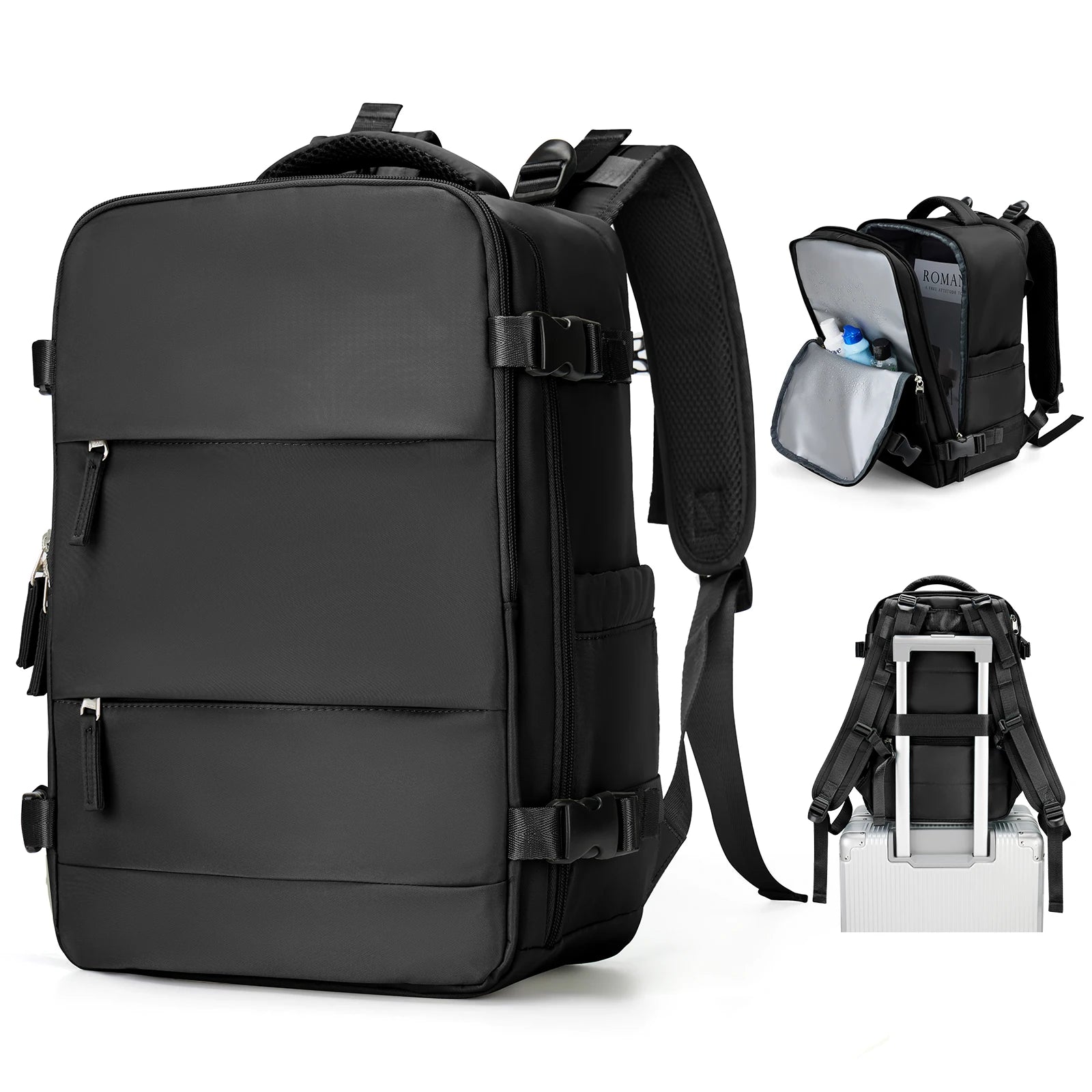 20L Travel Backpack – Cabin Size Carry-On with Laptop Compartment & Shoe Pocket