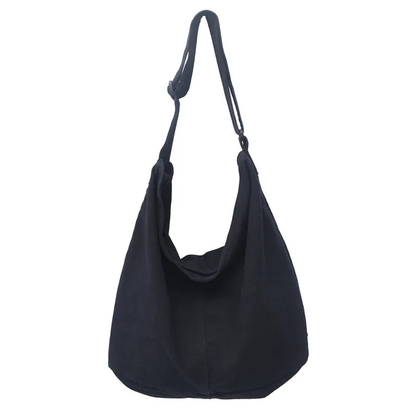 Canvas Shoulder Bag – Large-Capacity Casual Crossbody for Women
