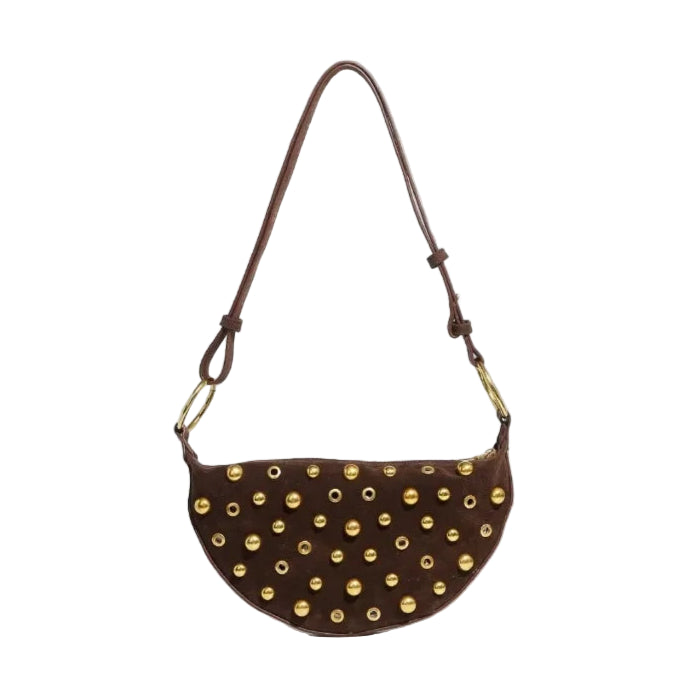 stylish studded crossbody handbag for women