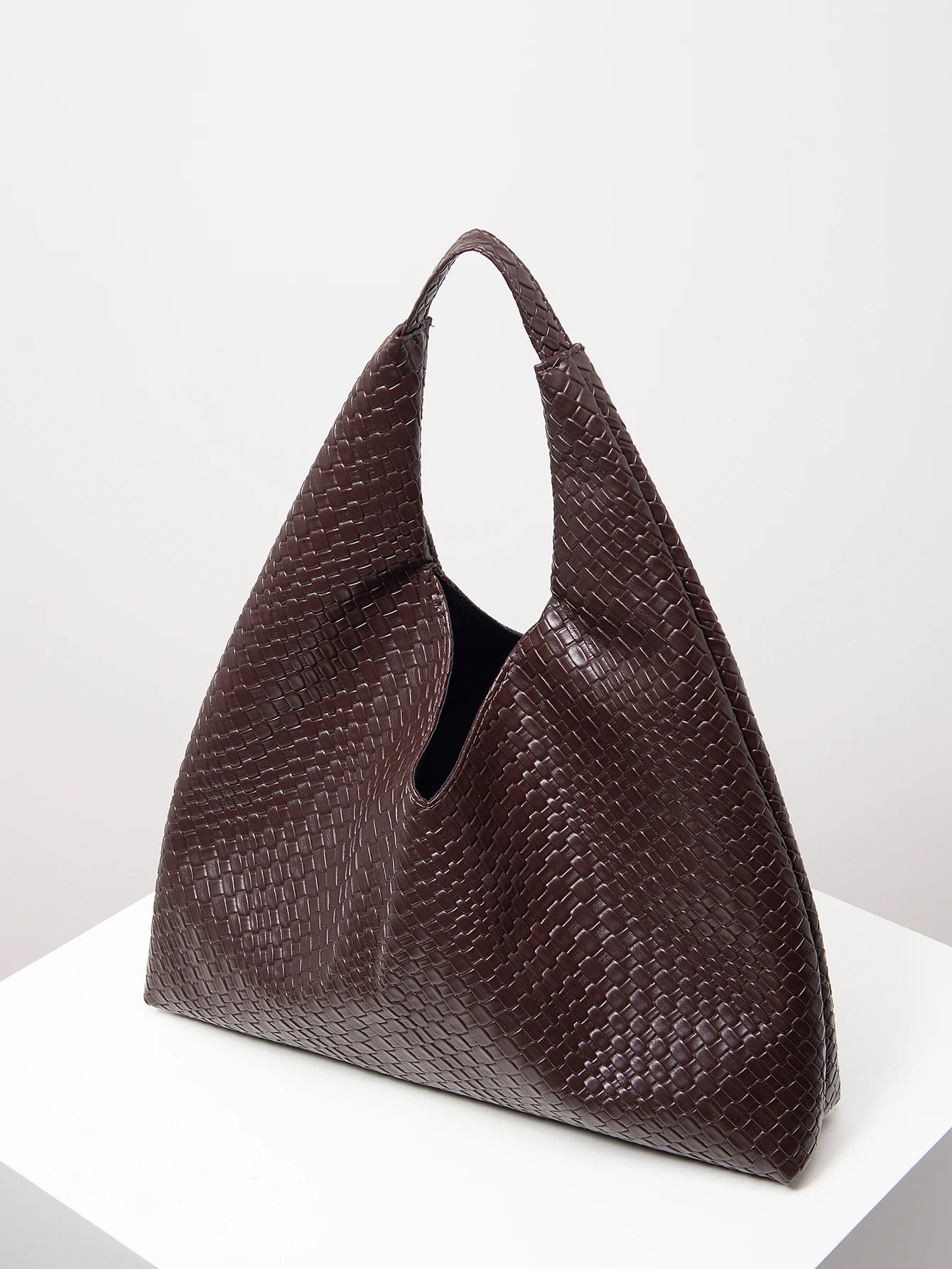 Designer inspired vegan leather hobo bag for women