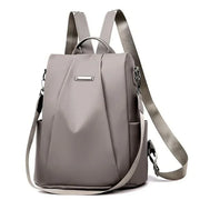 anti theft nylon backpack with hidden back zipper