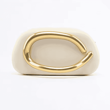 versatile evening clutch bag with chain strap and studs