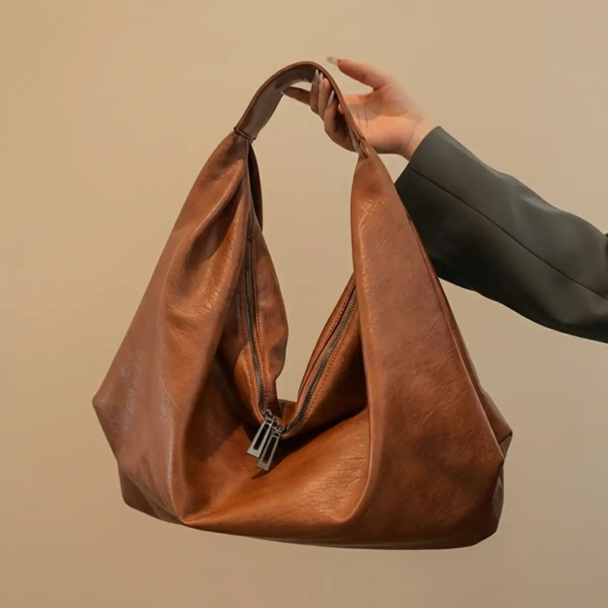 roomy slouchy hobo handbag for everyday essentials